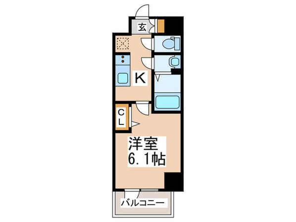 ｽﾌﾟﾗﾝﾃﾞｨｯﾄﾞ天王寺ﾊﾟｰｸｻｲﾄﾞの物件間取画像